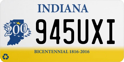 IN license plate 945UXI