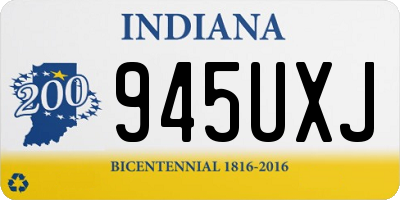 IN license plate 945UXJ