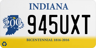 IN license plate 945UXT