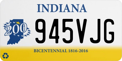 IN license plate 945VJG