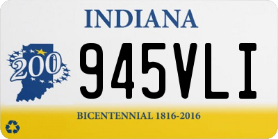 IN license plate 945VLI