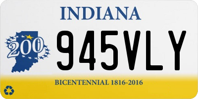 IN license plate 945VLY