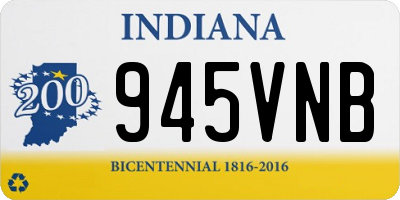 IN license plate 945VNB