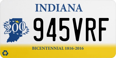 IN license plate 945VRF