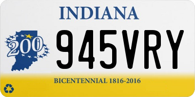 IN license plate 945VRY