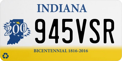 IN license plate 945VSR