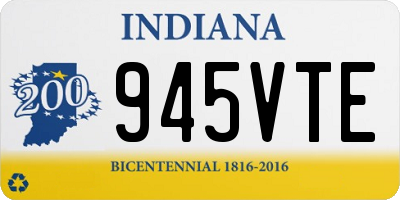 IN license plate 945VTE