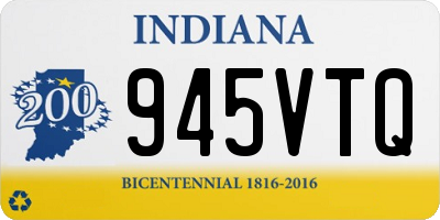IN license plate 945VTQ