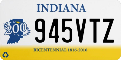 IN license plate 945VTZ