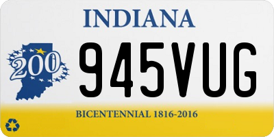 IN license plate 945VUG