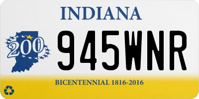IN license plate 945WNR