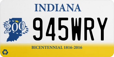 IN license plate 945WRY