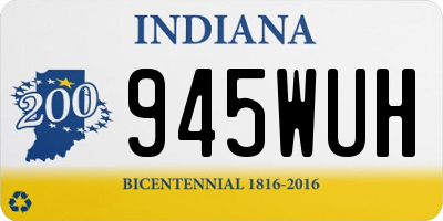 IN license plate 945WUH