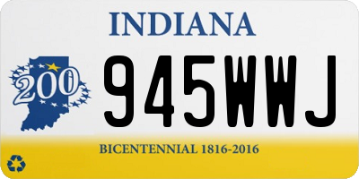 IN license plate 945WWJ