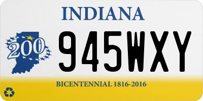 IN license plate 945WXY
