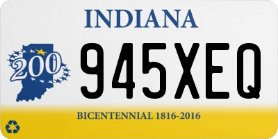 IN license plate 945XEQ
