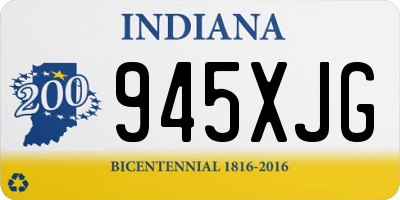 IN license plate 945XJG