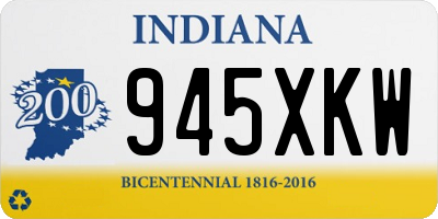 IN license plate 945XKW