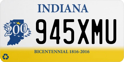 IN license plate 945XMU