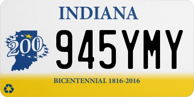IN license plate 945YMY