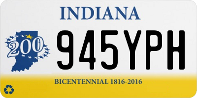 IN license plate 945YPH