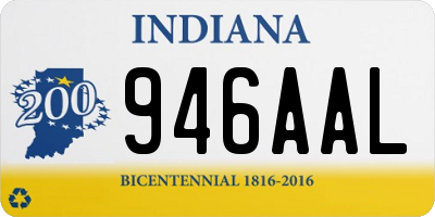 IN license plate 946AAL