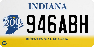 IN license plate 946ABH
