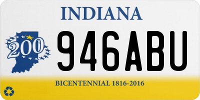 IN license plate 946ABU