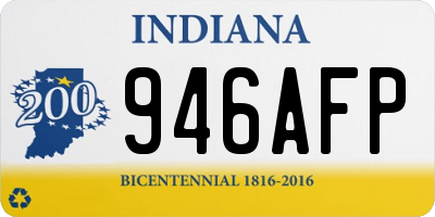 IN license plate 946AFP