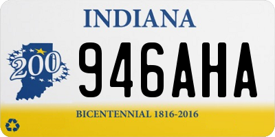 IN license plate 946AHA