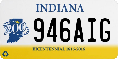 IN license plate 946AIG