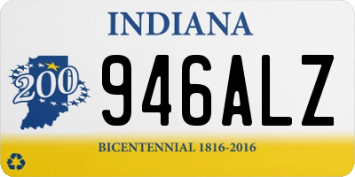 IN license plate 946ALZ