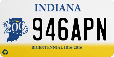IN license plate 946APN
