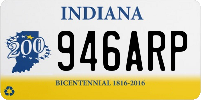IN license plate 946ARP