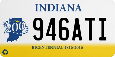 IN license plate 946ATI
