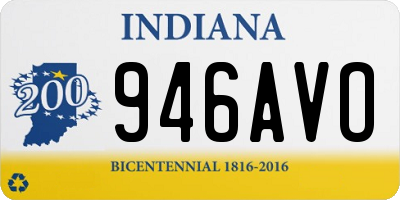IN license plate 946AVO