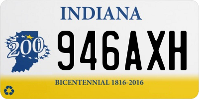 IN license plate 946AXH