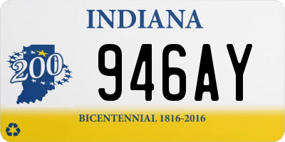 IN license plate 946AY