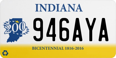 IN license plate 946AYA