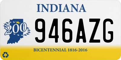 IN license plate 946AZG