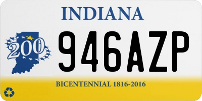 IN license plate 946AZP