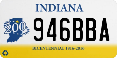 IN license plate 946BBA
