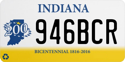 IN license plate 946BCR