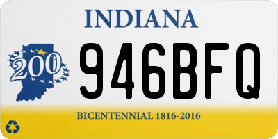 IN license plate 946BFQ