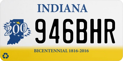IN license plate 946BHR