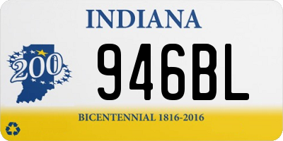 IN license plate 946BL