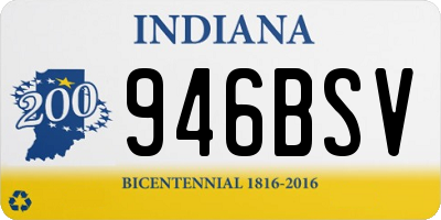 IN license plate 946BSV
