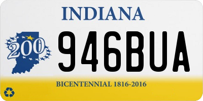IN license plate 946BUA