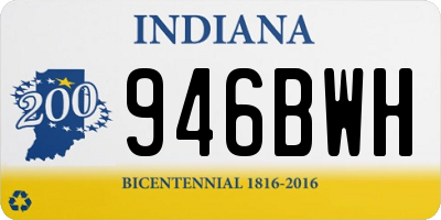 IN license plate 946BWH