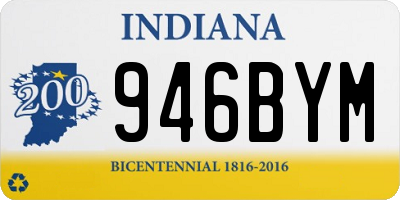 IN license plate 946BYM